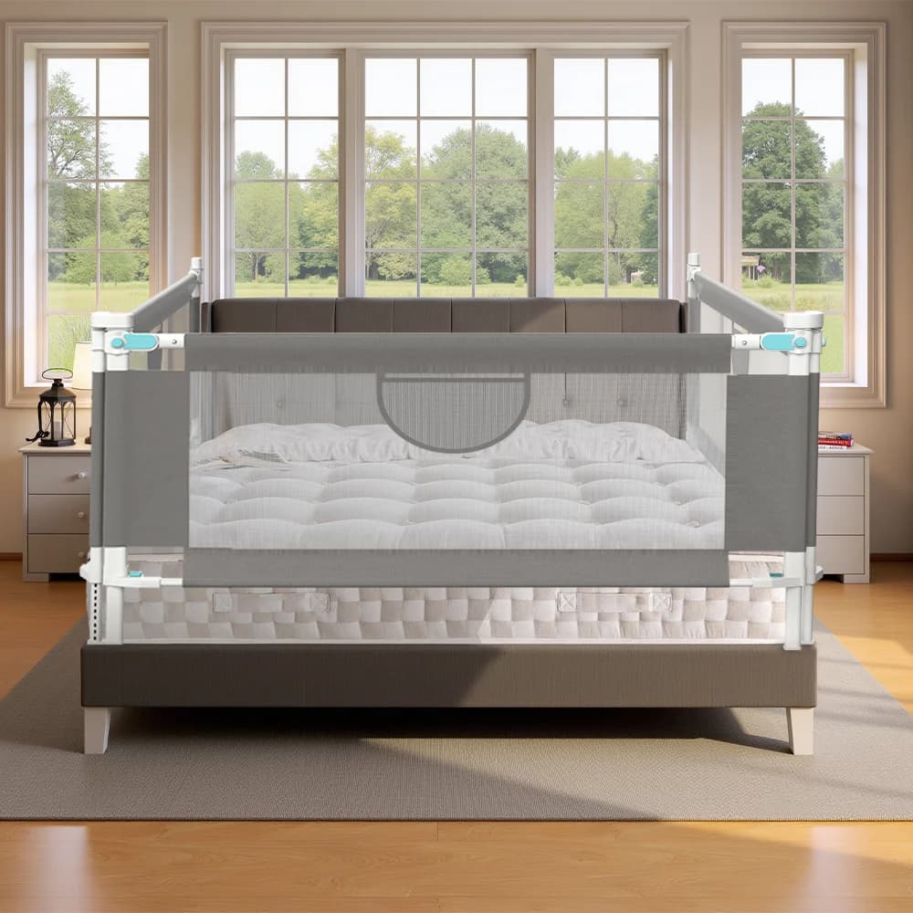 Clôture de lit de bébé 150/180/200cm, Rail de lit de bébé, barrière de lit pour enfants, clôture de