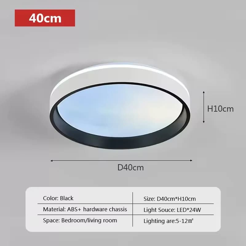Plafonnier LED bleu, design minimaliste carré, encastré, pour chambre à coucher, cuisine, lampe de b