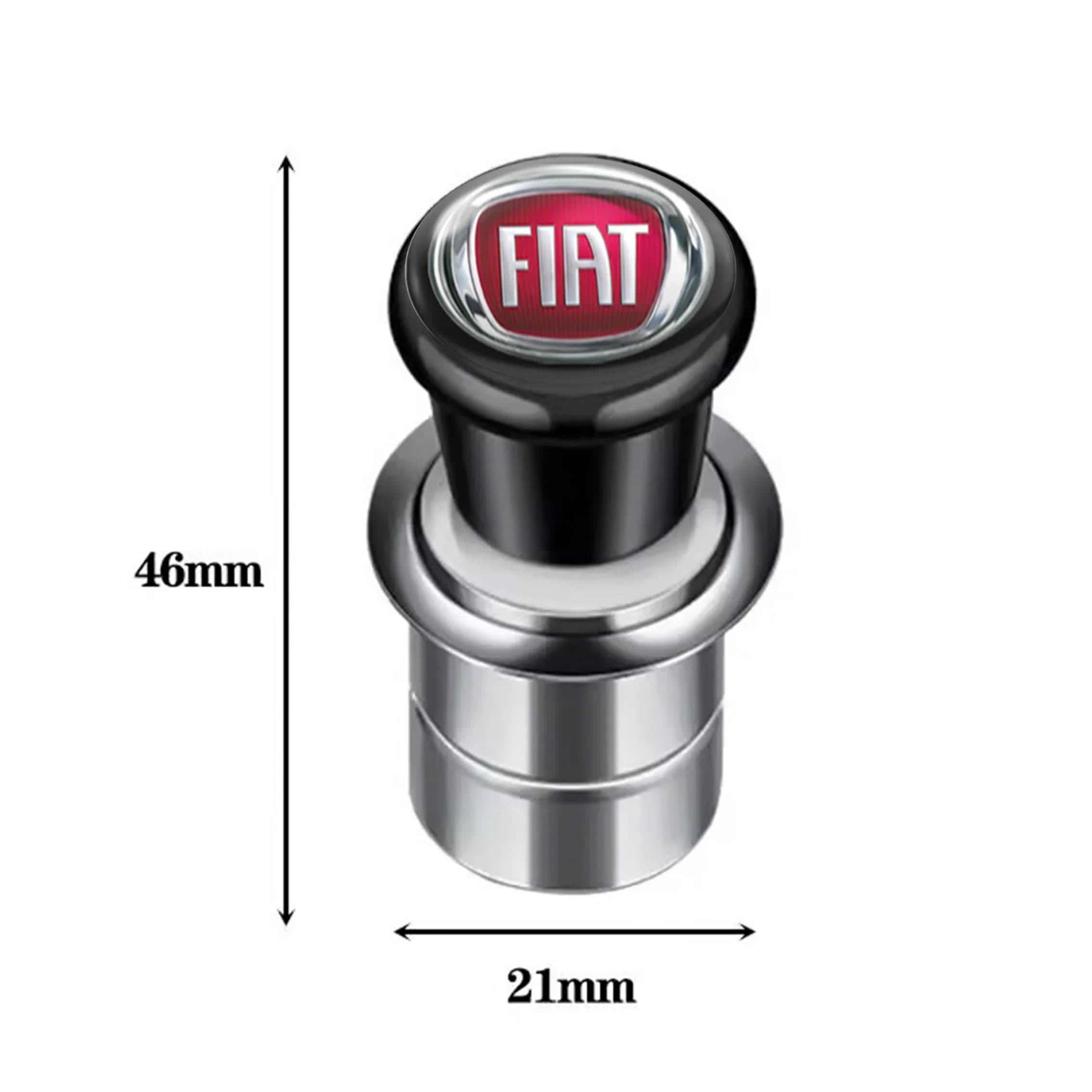 Allume-cigare sans flamme et coupe-vent pour voiture en métal 12V, pour FIAT 500 Abarth 595 Ducato P