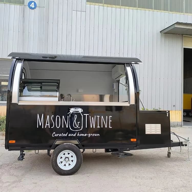 Conteneur barbecue Restaurant Bar restauration rapide Pizza remorque Mobile 20 pieds 40 pieds conten