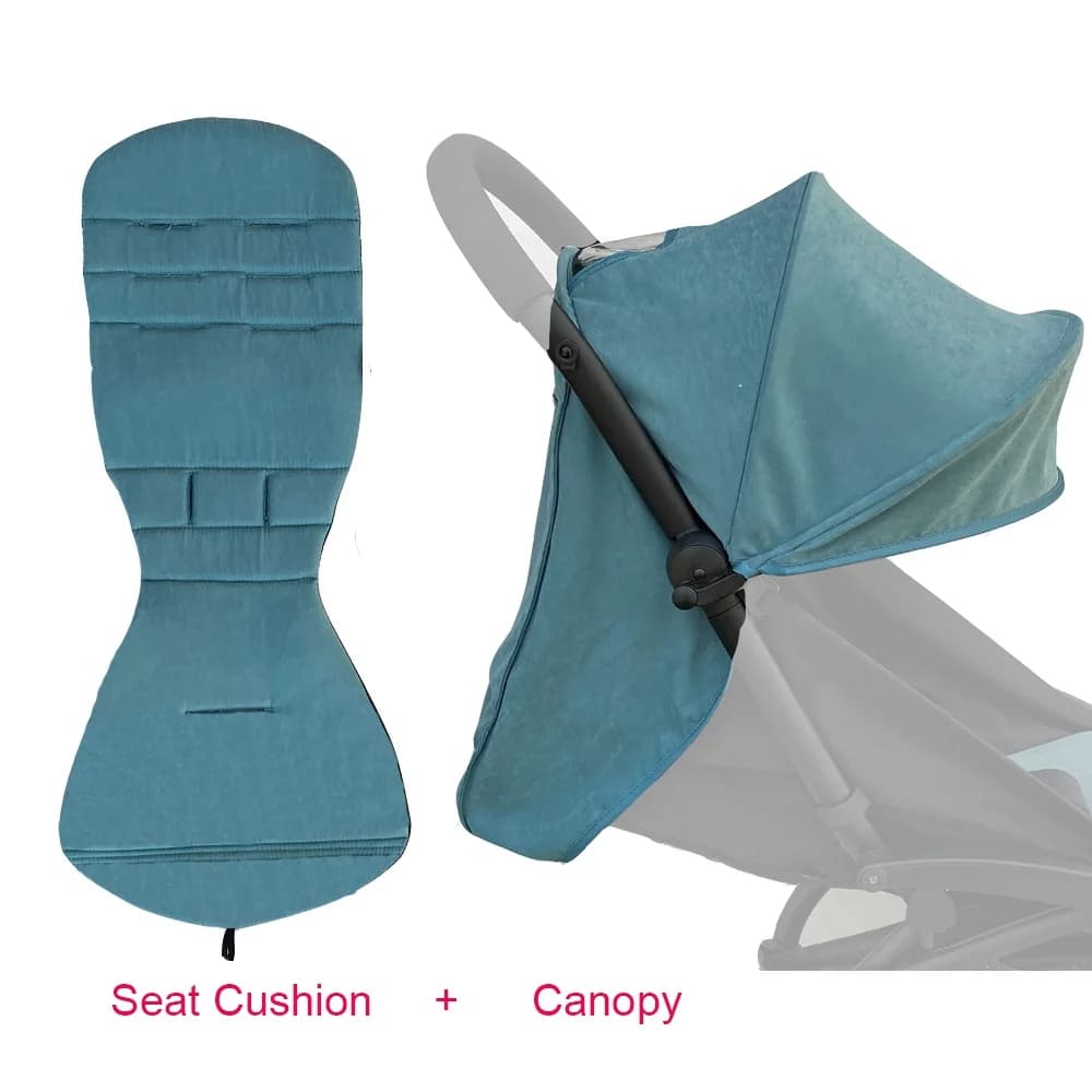 KID COLU ® Accessoires de landau, auvent solaire étanche et coussin de siège de remplacement, Comp