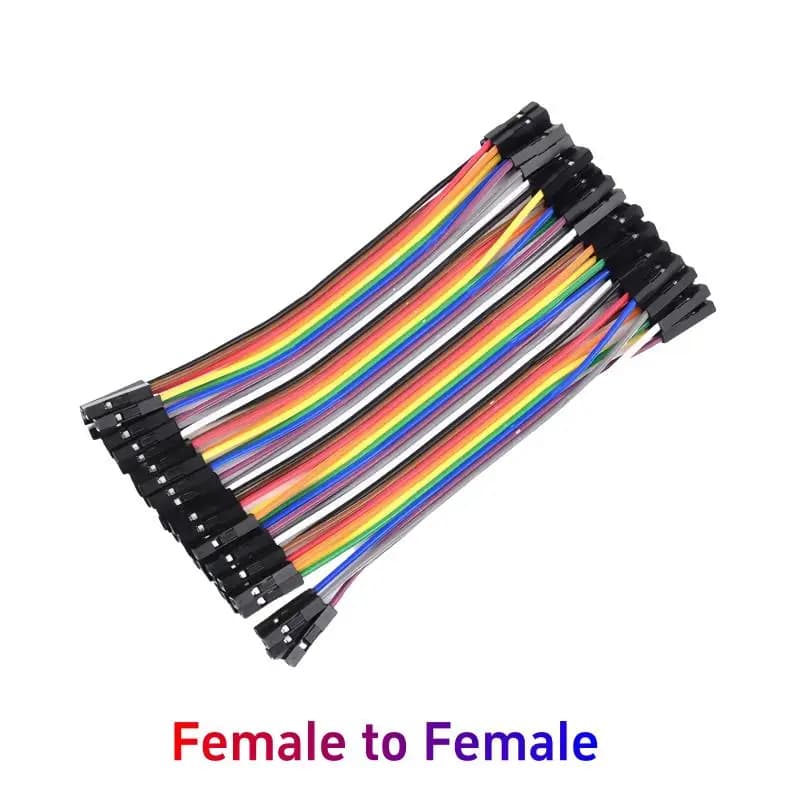 1 pièces ligne Dupont 100/150/200/300/400mm 40pin mâle à mâle/mâle à femelle/femelle à femelle câble