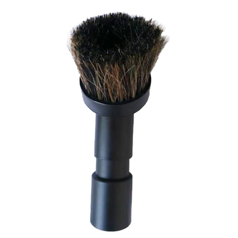 Brosse ronde universelle en crin de cheval pour aspirateur, tête de buse, adaptateur de brosses d'ép