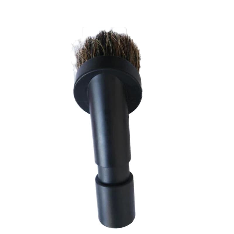 Brosse ronde universelle en crin de cheval pour aspirateur, tête de buse, adaptateur de brosses d'ép