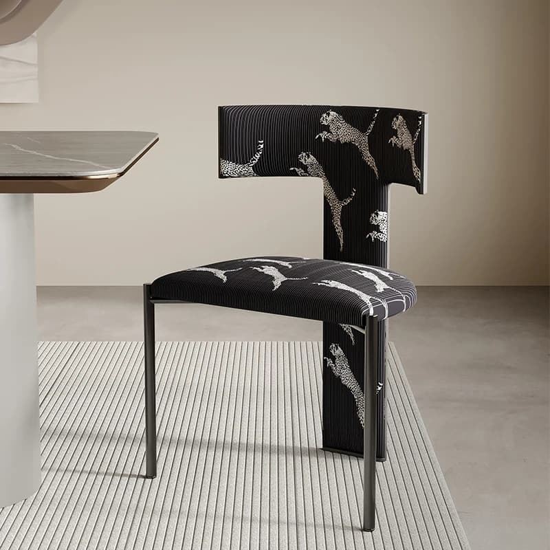 Chaises de salle à manger élégantes et modernes, de luxe, de styliste, de cuisine, de beauté nordiqu