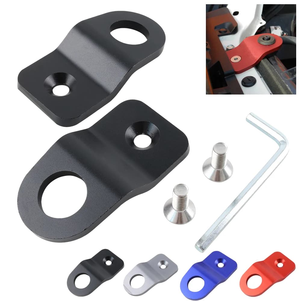 Paire de supports de radiateur de voiture, support de réfrigération de course, support de radiateur