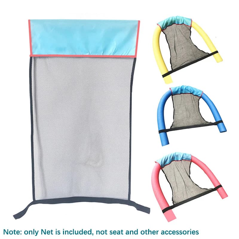 Hamac flottant pour piscine, 1 pièce, chaise longue flottante, gonflable, Durable, couverture en fil