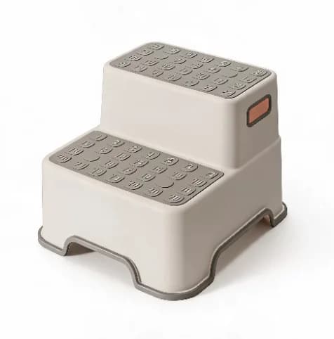 Escabeau de sécurité pour enfants à 2 niveaux, antidérapant, portable, pour lavabo de salle de bain