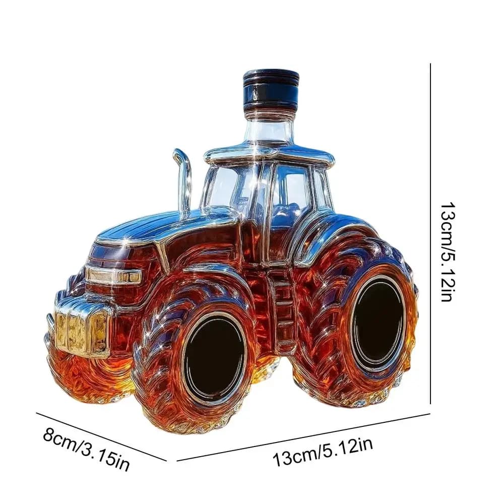 Carafe à liqueur de 300ml, récipient à boissons en verre, flacon de carafe à whisky pour Brandy Bour
