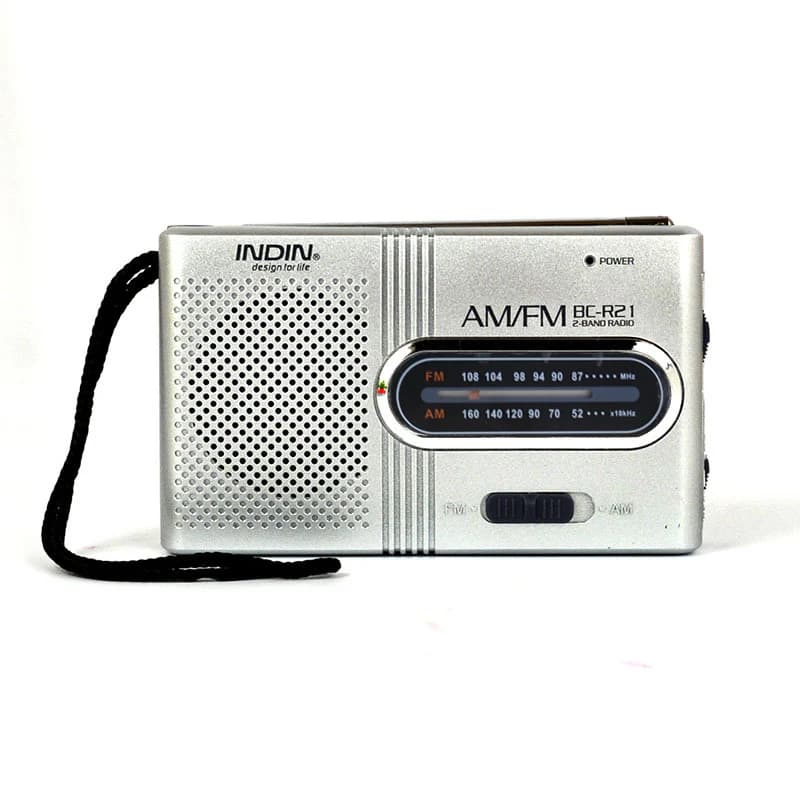 Lecteur récepteur Radio AM FM Portable BC-R21, haut-parleur intégré avec un casque Standard 3.5MM, l