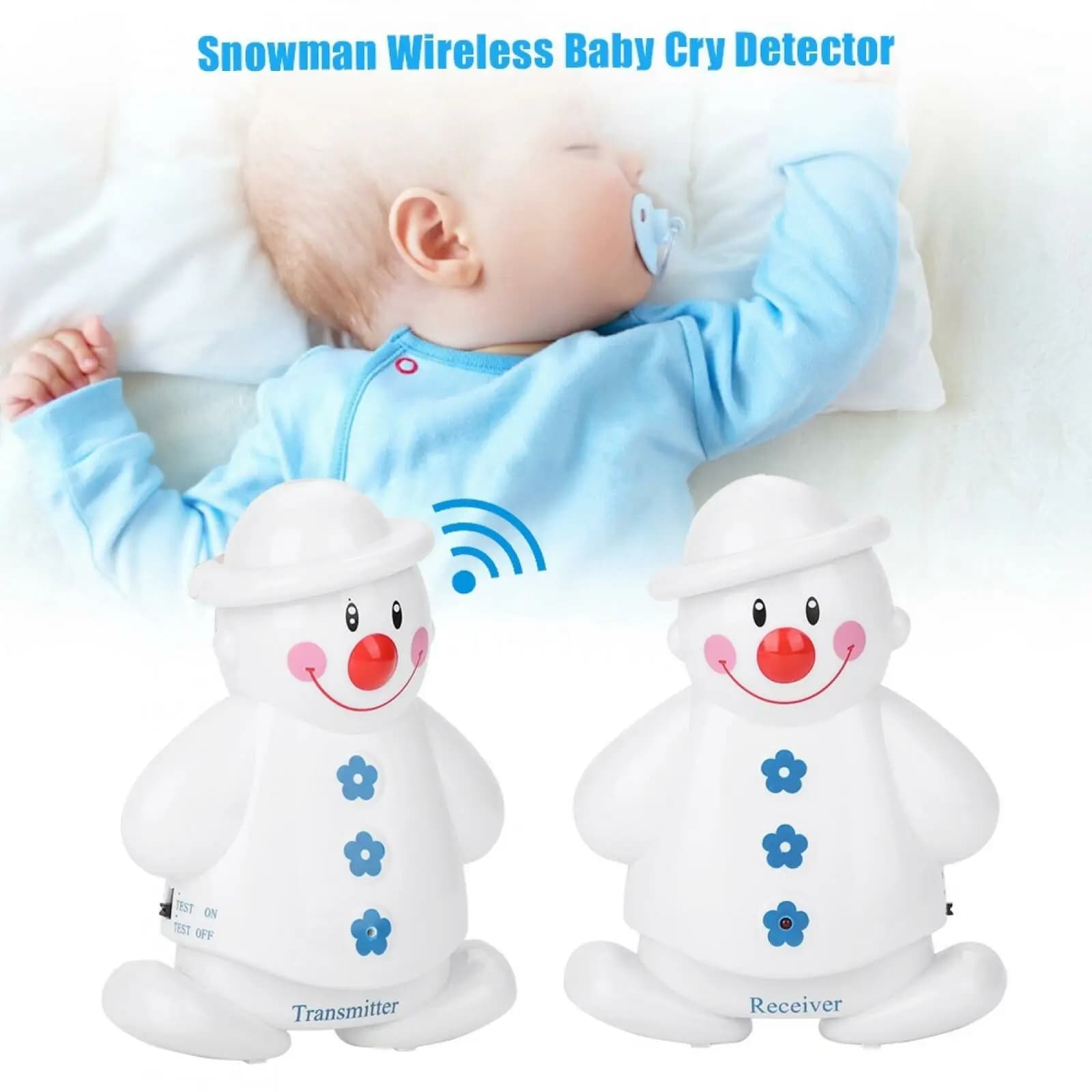Moniteur électronique sans fil pour bébé, wi-fi, alarme électronique, détecteur de pleurs, moniteur