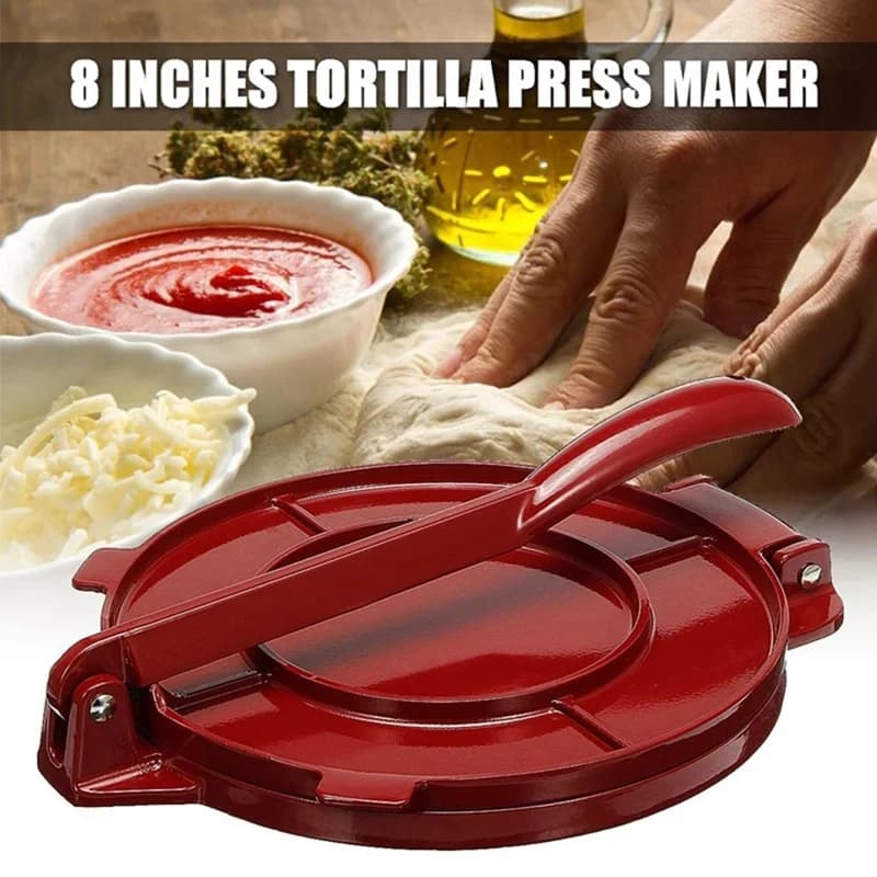 A98G-Tortilla presse fabricant bricolage pliable Tortilla presse outil aluminium outil de cuisson, p
