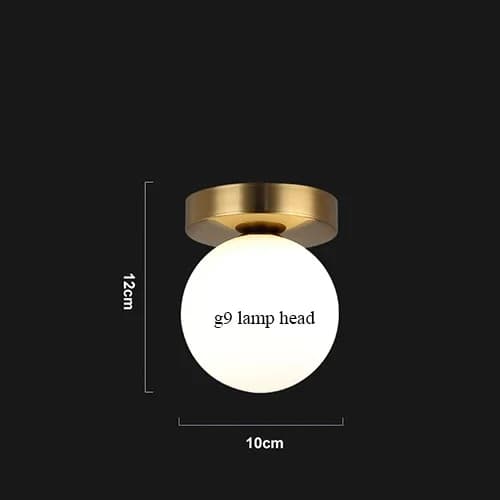 Couloir escalier couloir Simple moderne petit réseau rouge balcon plafond créatif porte d'entrée lum