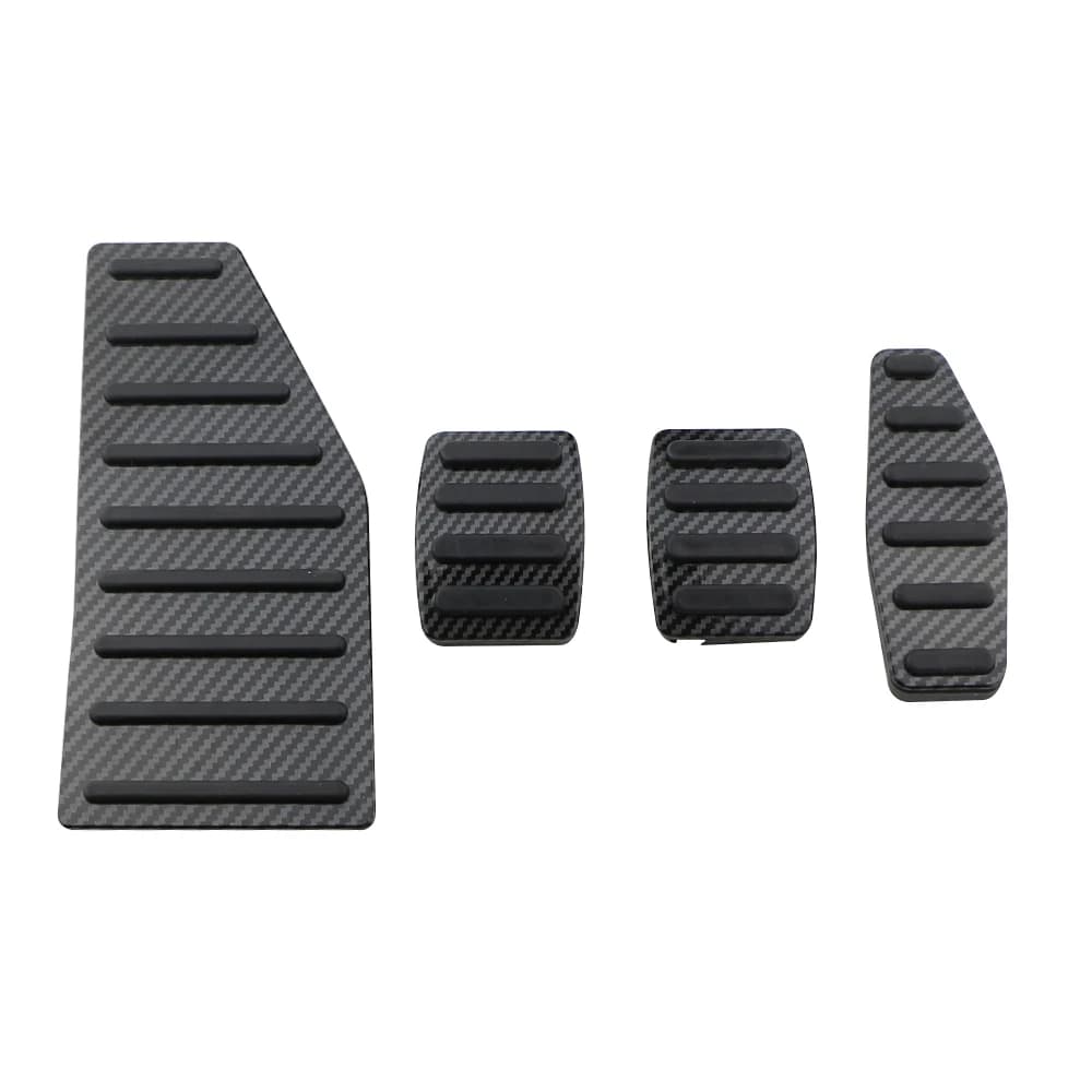 Couvercle de pédale de voiture noir en Fiber de carbone, pour Suzuki Jimny JB74 JB64 2019 2020 2021