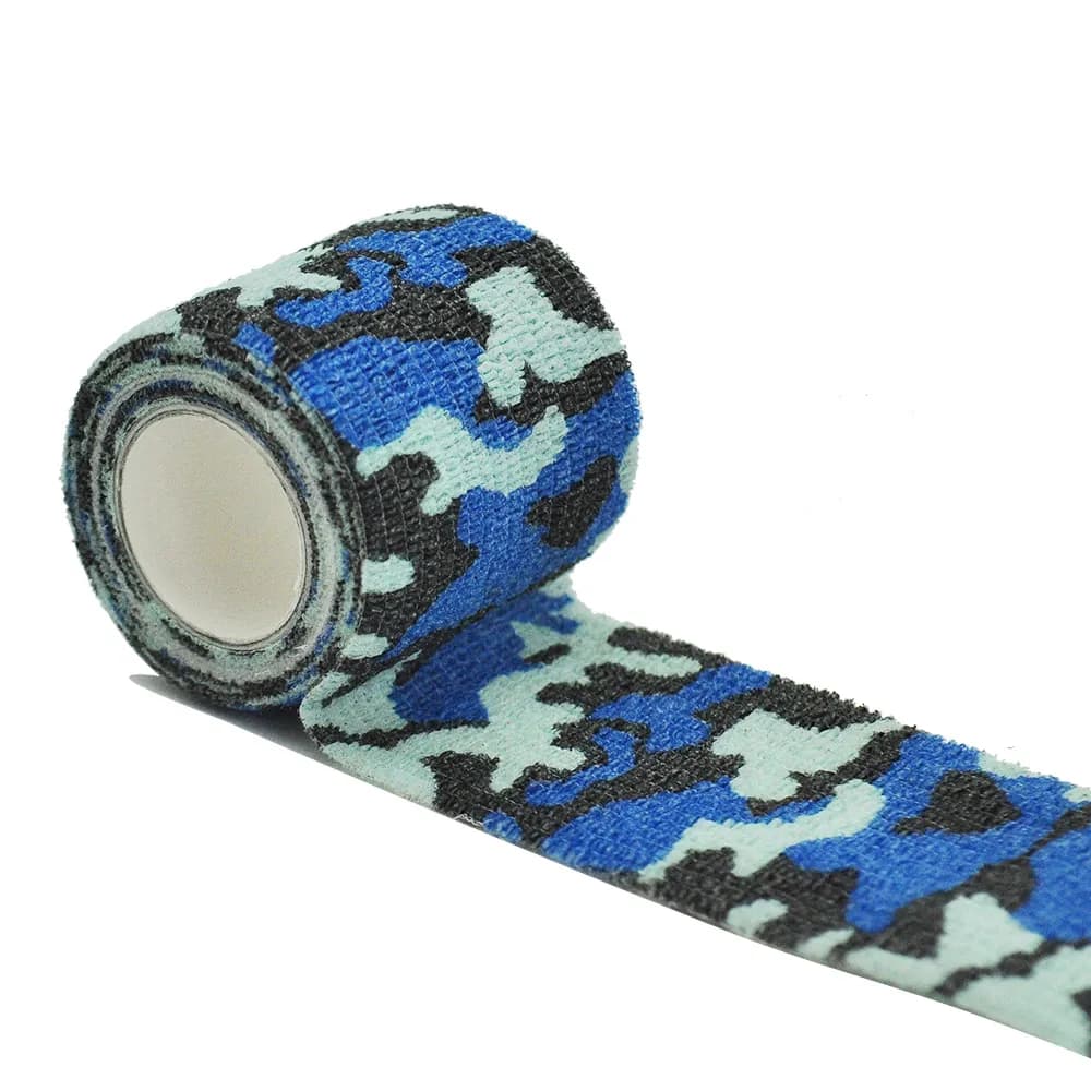 4.5m camouflage élastique enroulement bande chasse camouflage élastique caoutchouc auto-adhésif spor
