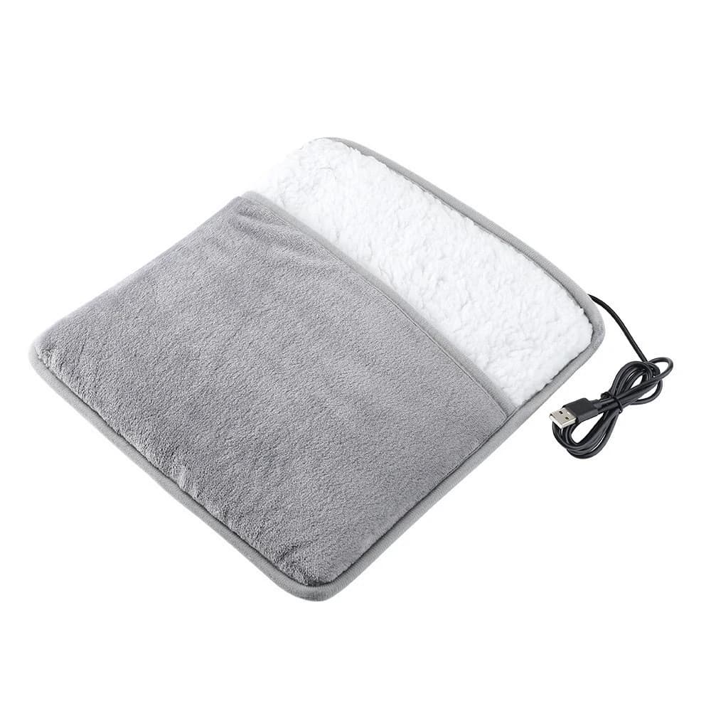 Chauffe-pieds USB chauffe-pieds thermique coussin chauffant doux en peluche couvre-pied chaud chauff