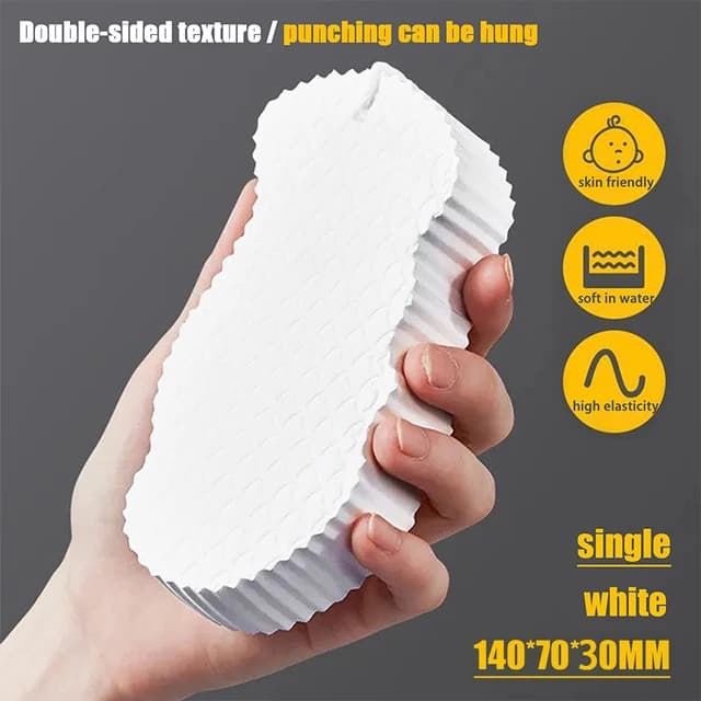 1pc doux éponge corps épurateur bain exfoliant gommage éponge douche brosse corps peau