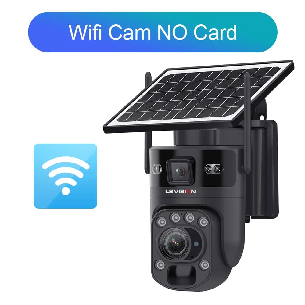 Caméra solaire UBOX PRO 10MP 4G AOV avec zoom optique 36X, enregistrement vidéo 24/7, double écran,
