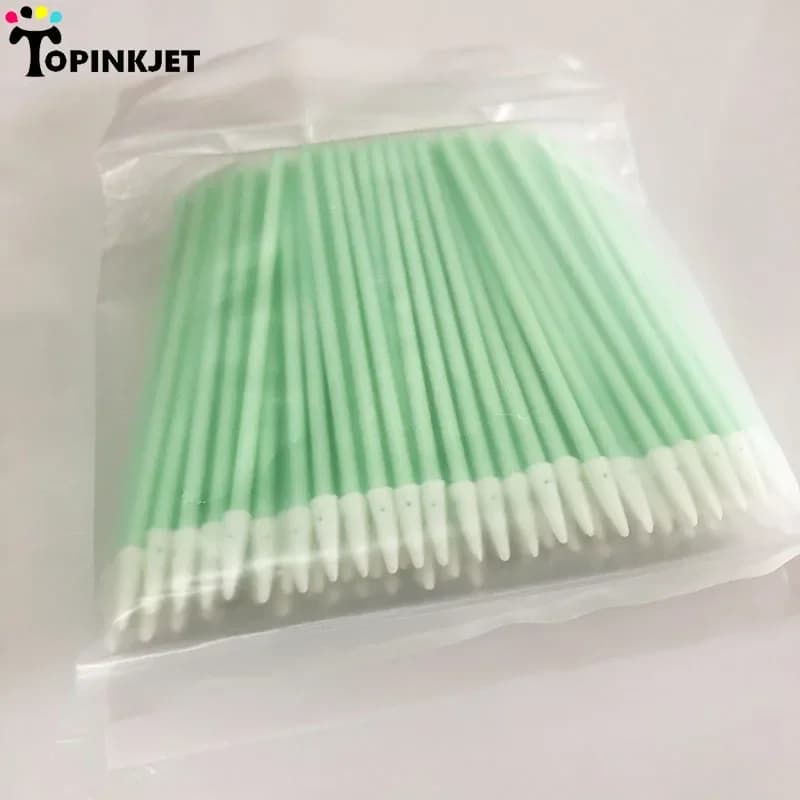 100 pièces/sac outil de nettoyage de fibres optiques Micro mousse de nettoyage pour le nettoyage de