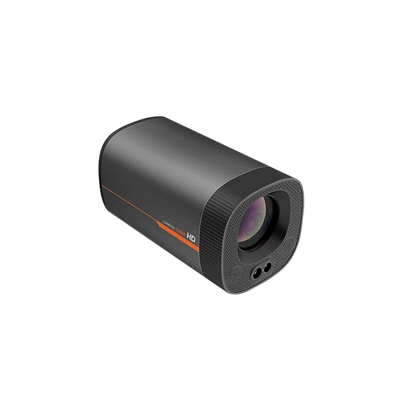Caméra professionnelle en direct avec micro et haut-parleur, Zoom optique 10x, Full HD 1080P, 60fps,