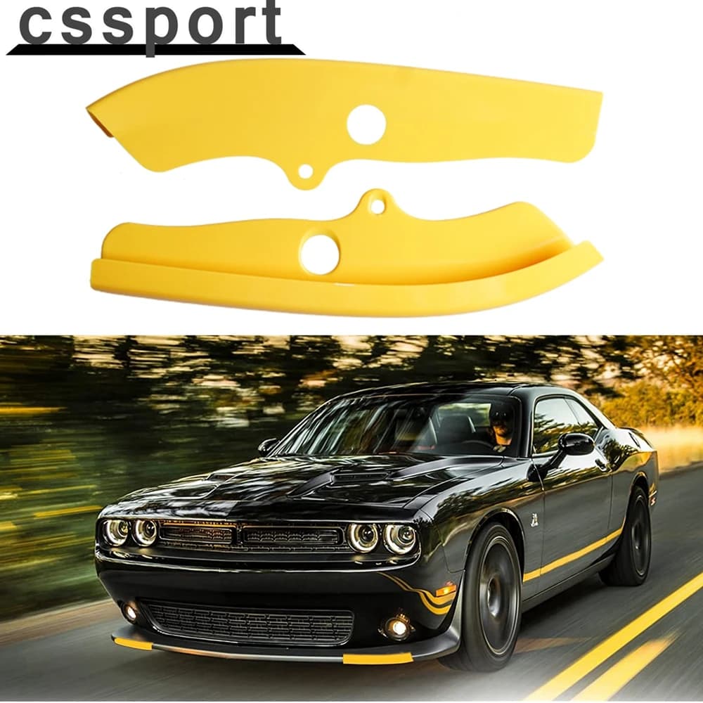 1 paire pour Dodge Challenger R/T Scat Pack 2019 – 2021, pièces automobiles, séparateur de lèvre de