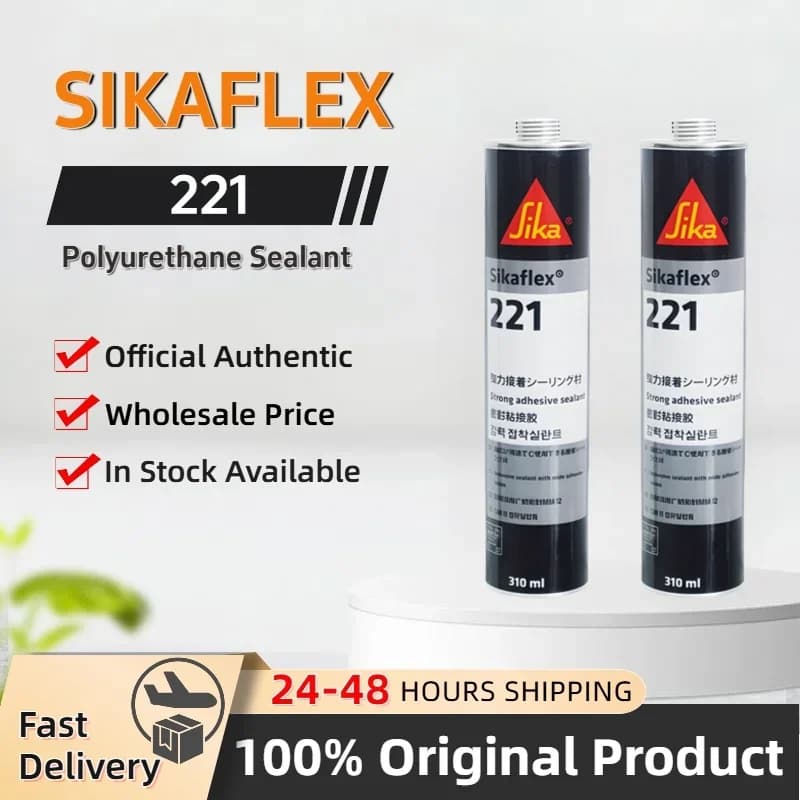 Sikaflex 221 Adhésif de mastic polyuréthane pour applications de liaison flexibles imperméables exté