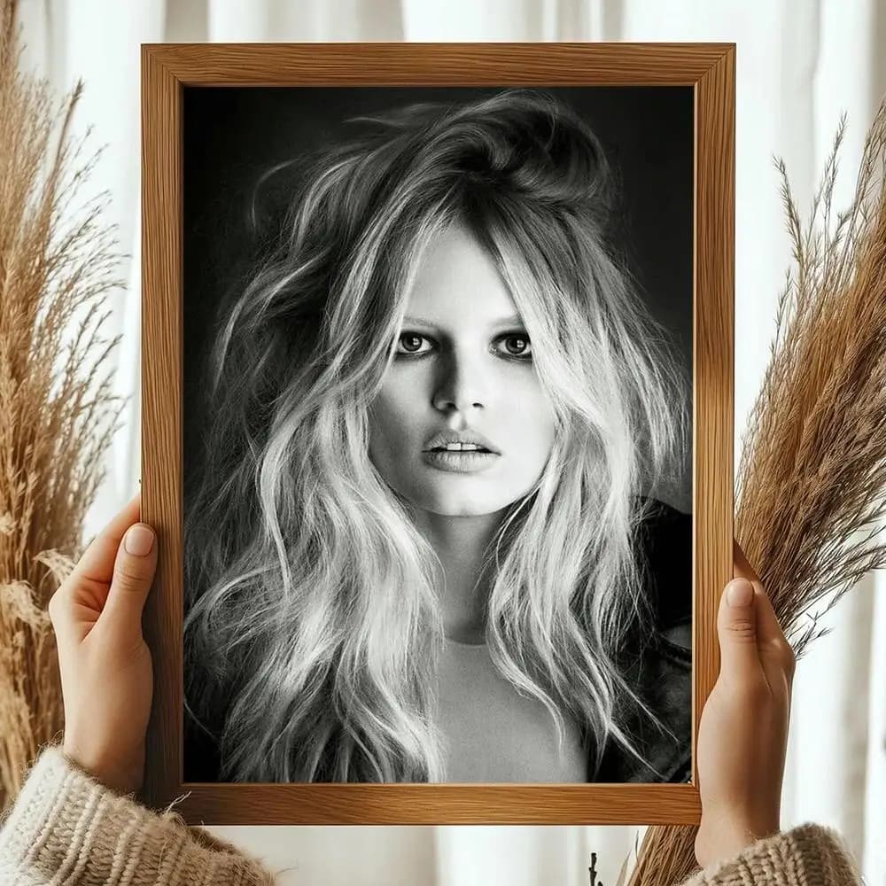 Pop chanteur B_Brigitte B_Bardot Magazine affiche décorative murale Art autocollants Mural Photo imp