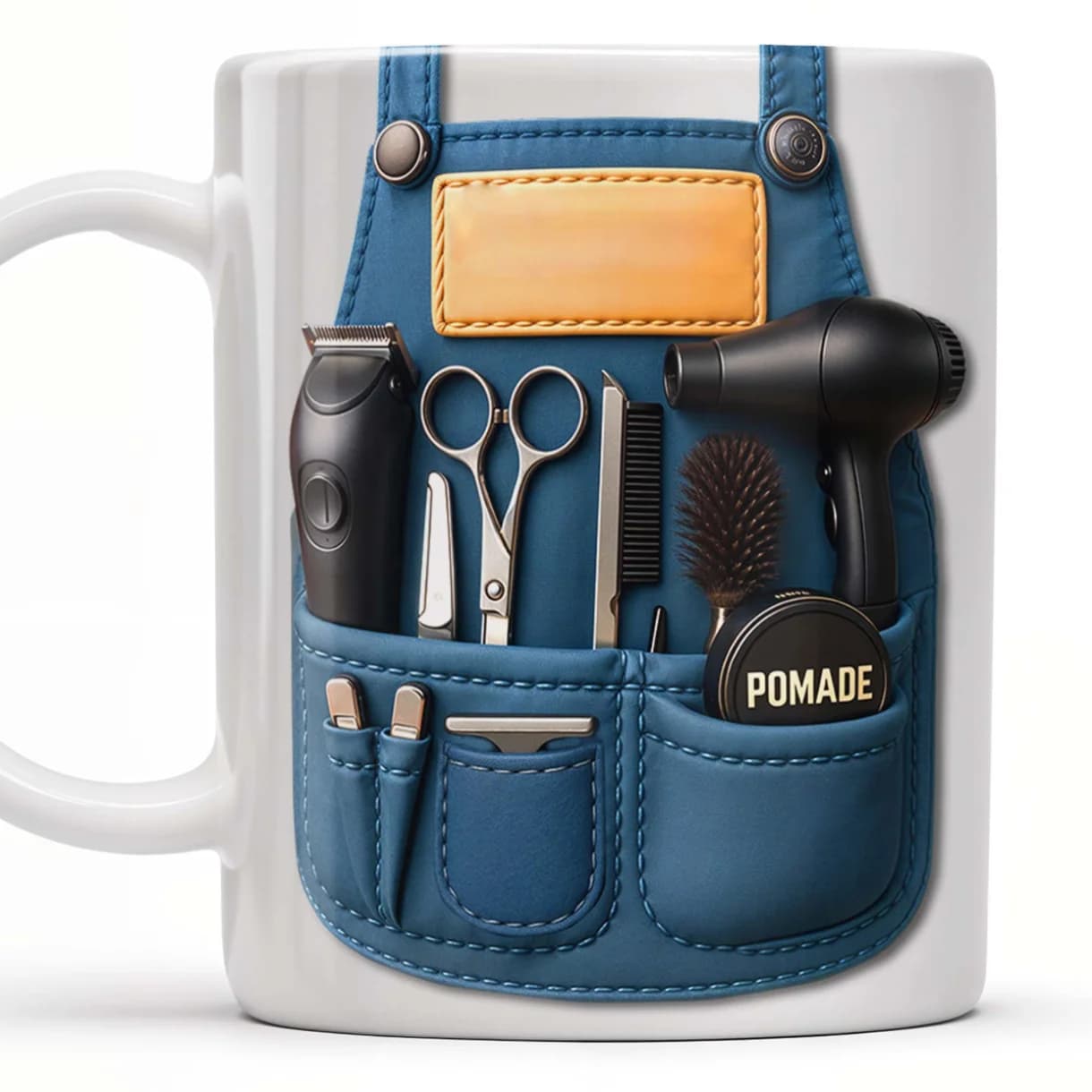 【2025 Nouveau】 Tasse à café personnalisée pour coiffeur, cadeau gravé personnel pour les professionn
