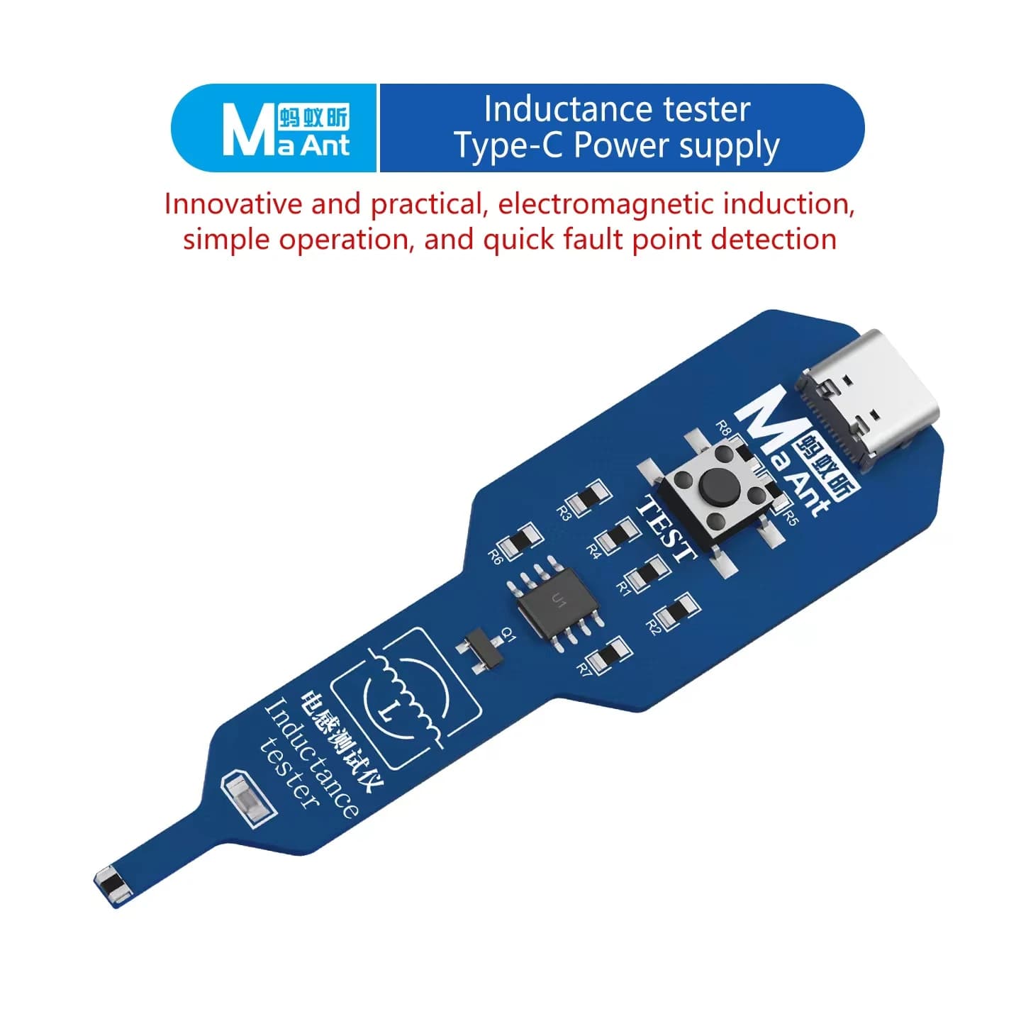 Maant M093 testeur d'inductance outil d'induction électromagnétique haute précision pour la détectio