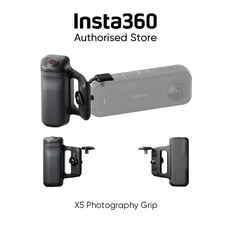 Poignée de photographie Insta360 X5 : transformez votre caméra X5 en un appareil de street-photograp