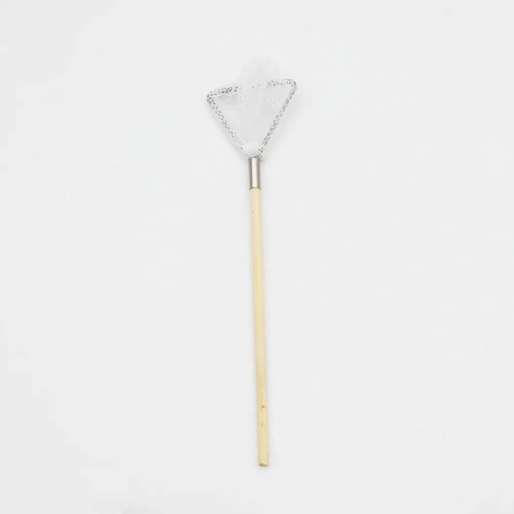 Bricolage maison de poupée filet de pêche canne blanc bleu semblant jouer maison de poupée Mini file