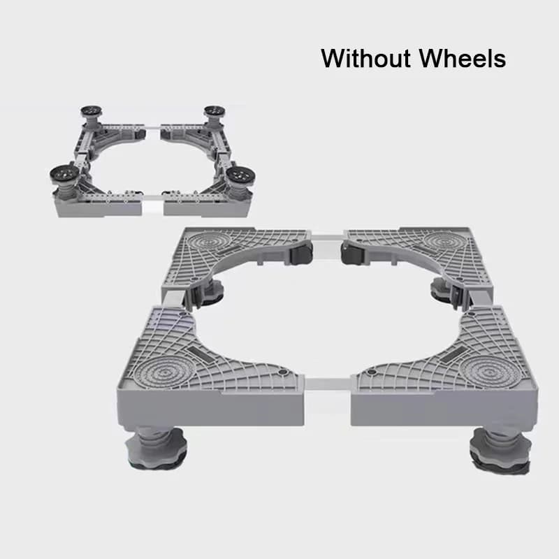 Support réglable pour machine à laver, base surélevée pour réfrigérateur, rouleau mobile, roue de su