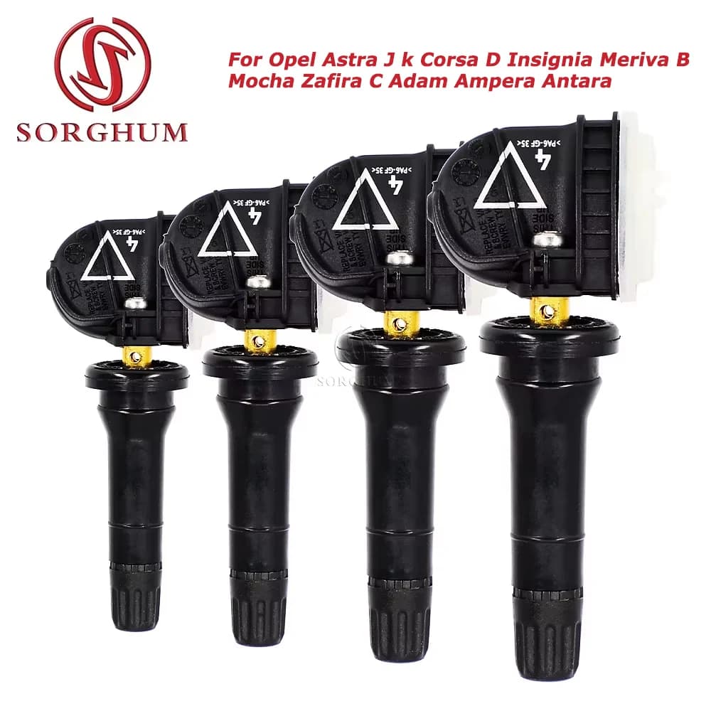 Capteur de pression des pneus TPMS, 4 pièces, 13506028, pour Opel Astra J K Corsa D Insignia Meriva