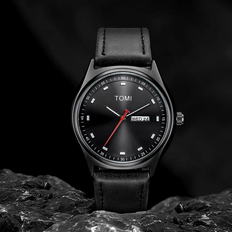 TOMI montre pour hommes minimaliste affaires décontracté montre à Quartz pour hommes et femmes à la