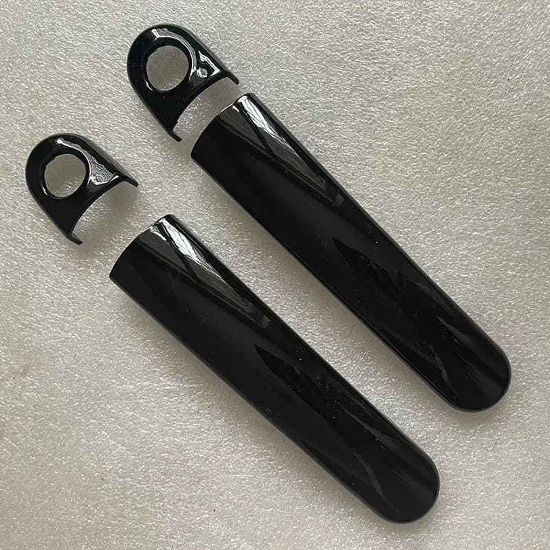 Couvercle de poignée de porte noir brillant pour Audi TT 8j 8n MK1 MK2 RS, accessoires en plastique