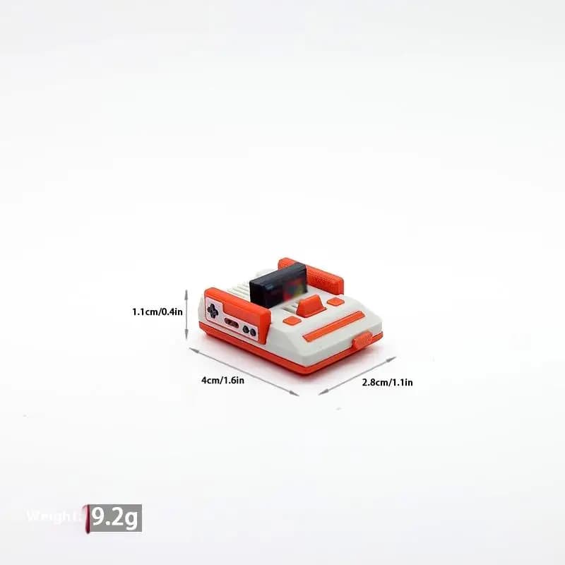 Simulation de maison de poupée Miniature nostalgique, Console de jeu TV, modèle de décoration de scè