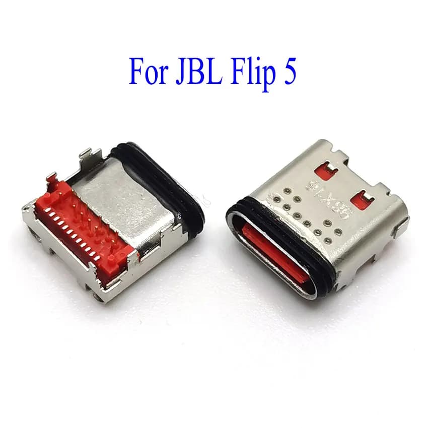 Connecteur de Port de Charge USB Type C et Micro USB pour Enceintes Bluetooth Portables JBL Flip 5,