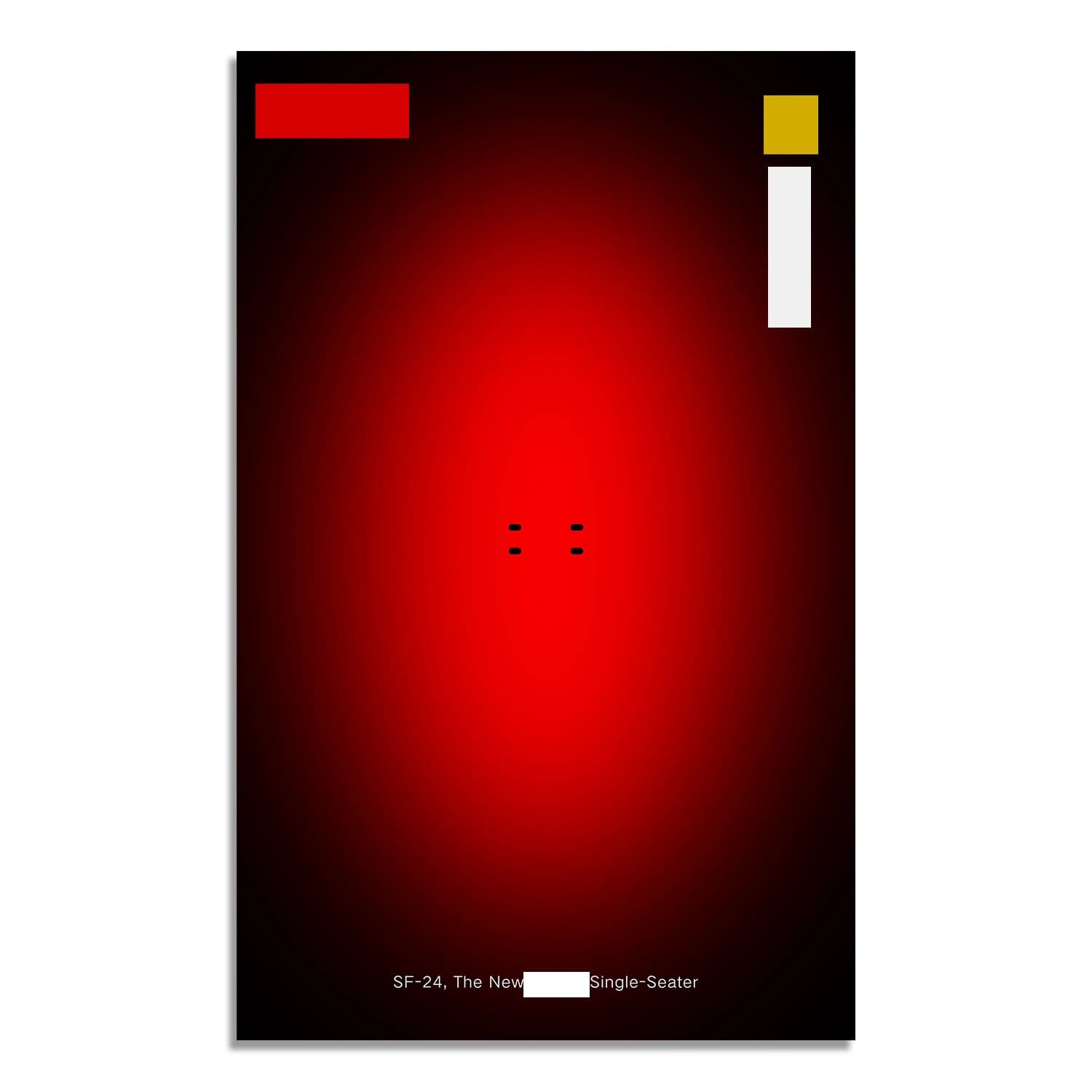 Affiche pour Lego 42207 Ferrari SF-24 F1, affiche décorative cadeaux pour voiture Lego