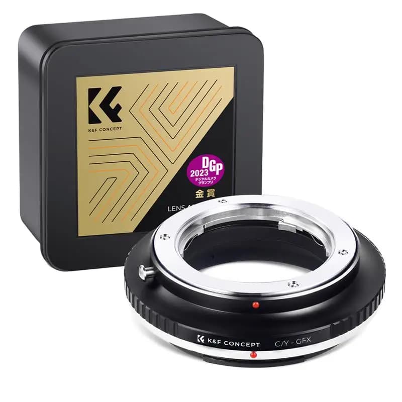 Adaptateur de monture d'objectif K&F CONCEPT pour objectifs Contax/Yashica CY SLR vers appareil phot
