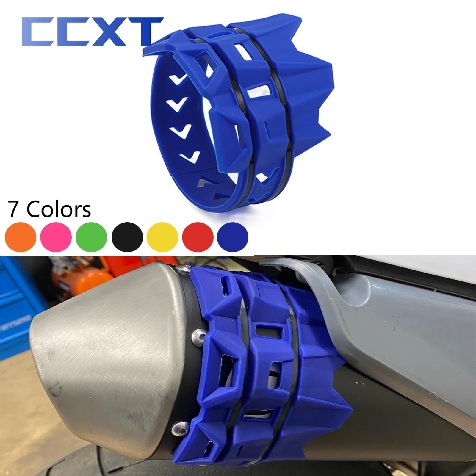 Couvercle de protection universel pour tuyau d'échappement de Motocross, pour Husqvarna TC FC TE TE