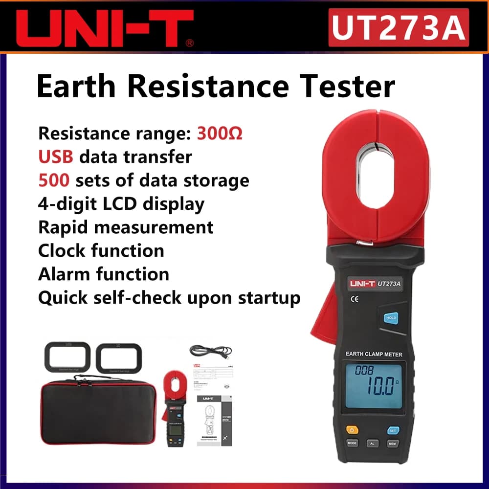 UNI-T UT273A UT273B UT273C pince terre résistance testeur boucle résistance fuite compteur de couran