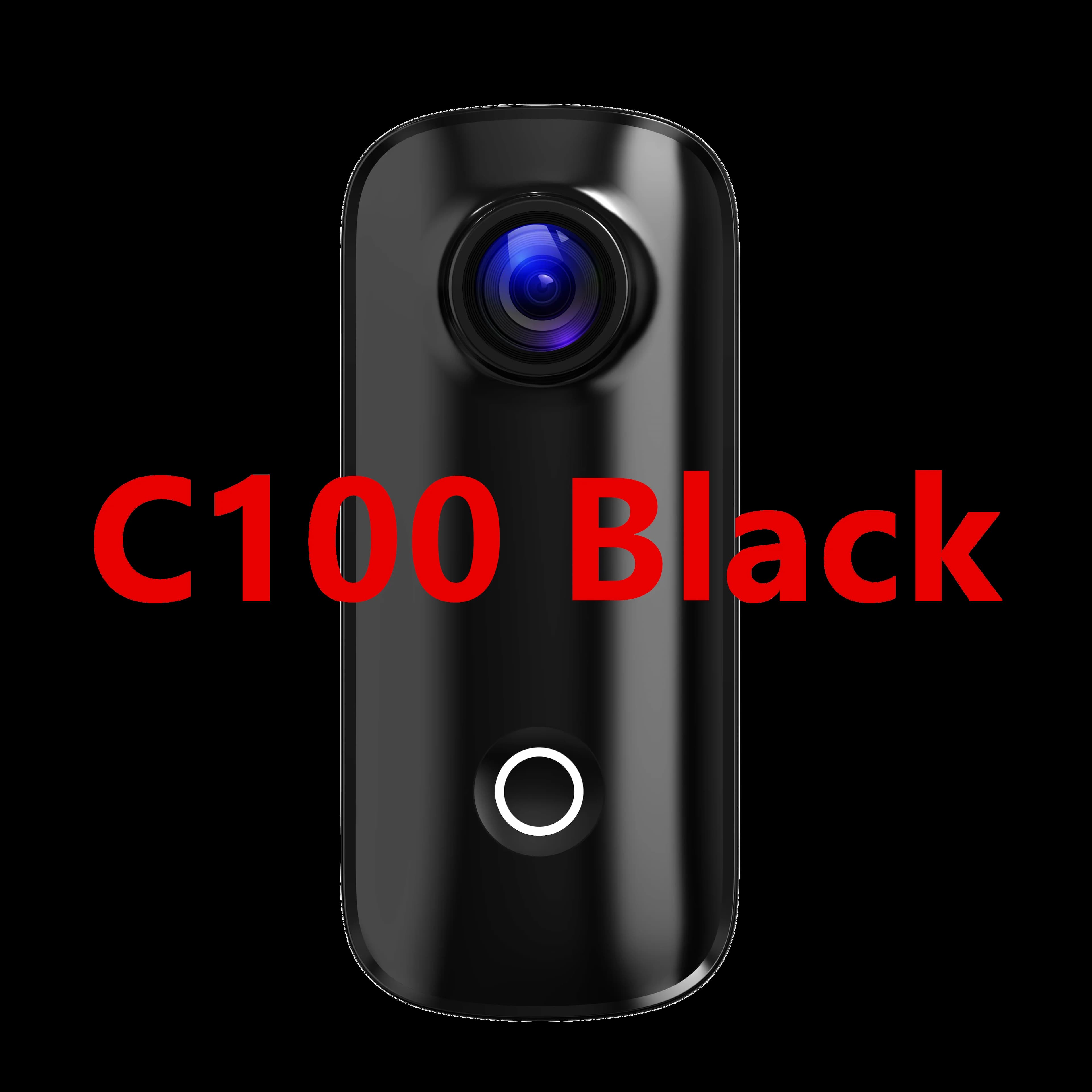 SJCAM C100 / C100Plus Mini caméra à pouce 1080P30FPS / 4K30FPS H.265 12MP 2.4G WiFi 30M boîtier étan