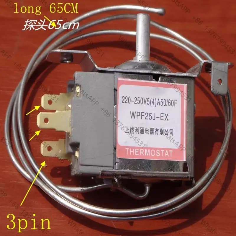 Accessoires pour réfrigérateur, thermostat WPF25J-EX, interrupteur thermostatique à 3 broches pour r