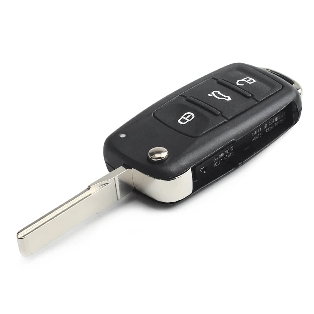 KEYYOU 10 pièces 2/3/4 boutons coque de clé à distance pour Skoda Octavia VW Volkswagen Golf Mk6 Tig