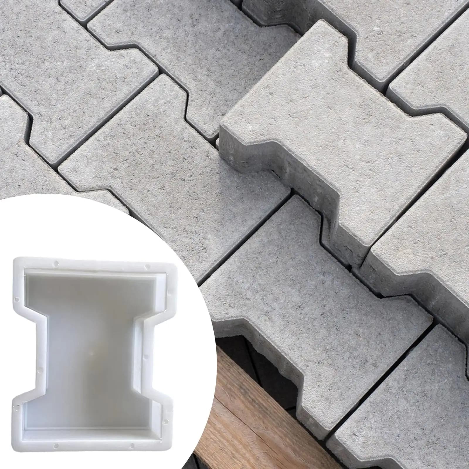 Outil de fabrication de briques, moule à béton unique, décoration de jardin en ciment DIY pour proje
