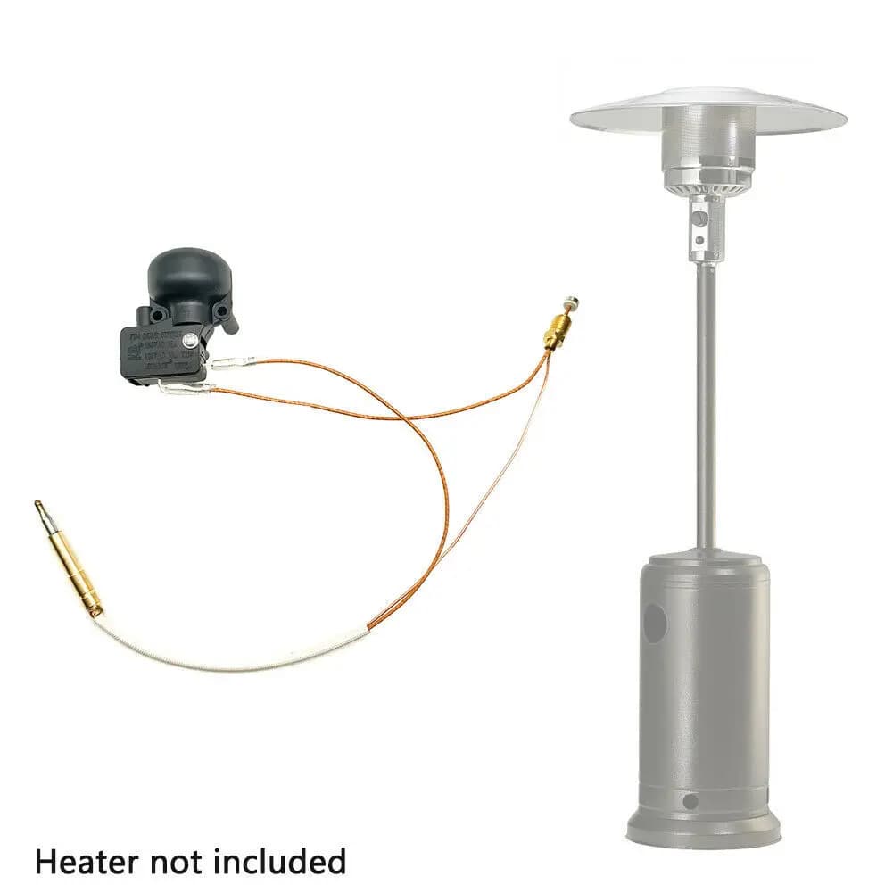 Thermocouple et interrupteur d'inclinaison pour interrupteur de décharge de chauffage, chauffage au