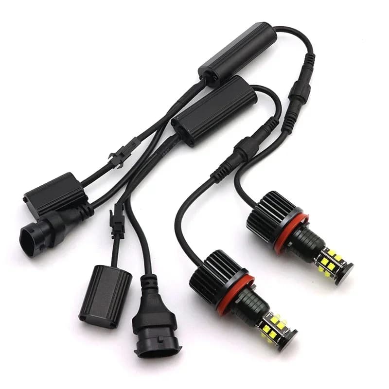 Anneau lumineux LED blanc Angel Eyes Canbus, 160W, éclairage de sauna pour BMW Série 5, E60, E61, LC