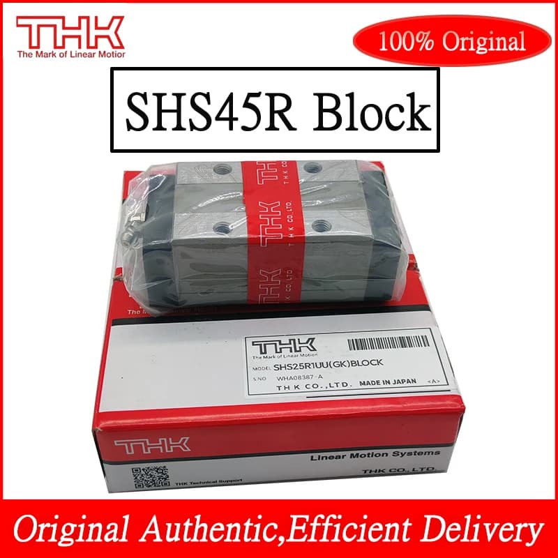 Curseur de guidage linéaire THK, roulement SHS45R, SHS45R1UU, SHS45R1SS, SHS45, fabriqué au Japon, 1