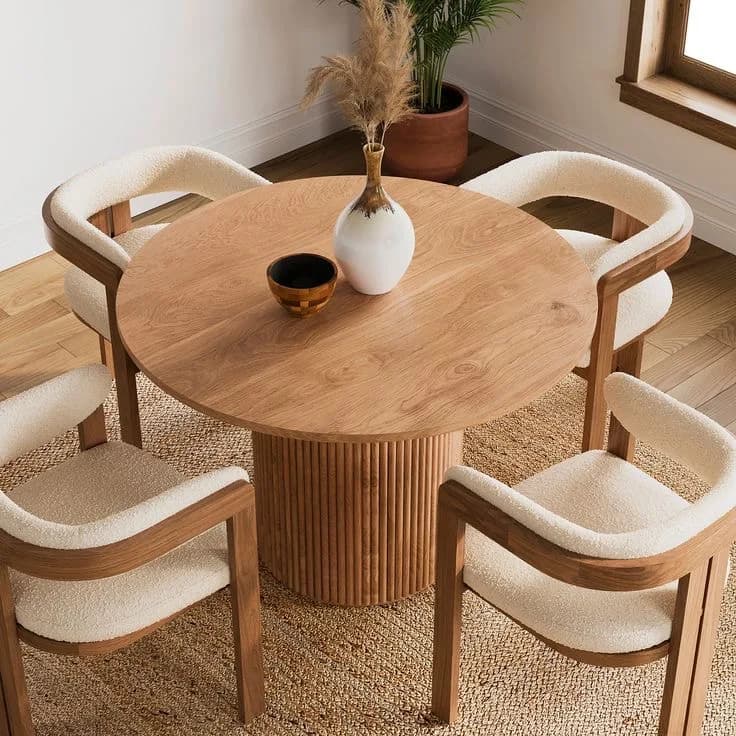 Personnalisation meubles de maison en bois massif carré circulaire intérieur dîner Restaurant cuisin