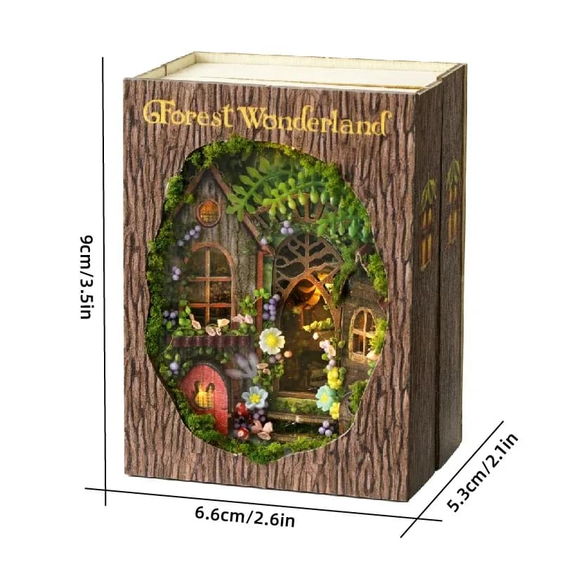 Puzzle 3D Miniature Maison de Beurre, Petite Maison, Kit de Construction d'Assemblage, Jouets avec M